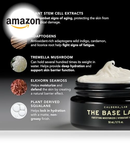 The Base Layer | Men's Organic Face Cream Moisturizer — Creams & Moisturizers, Caldera + Lab