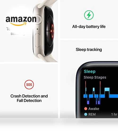 Watch Series 8 (GPS, 45mm) with Sport Band — Wearable Accessories, Apple