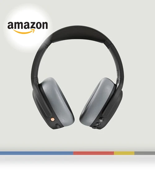 Wireless Over-Ear Bluetooth Headphones with Multi-Sensory Bass — Over-Ear Headphones, Skullcandy