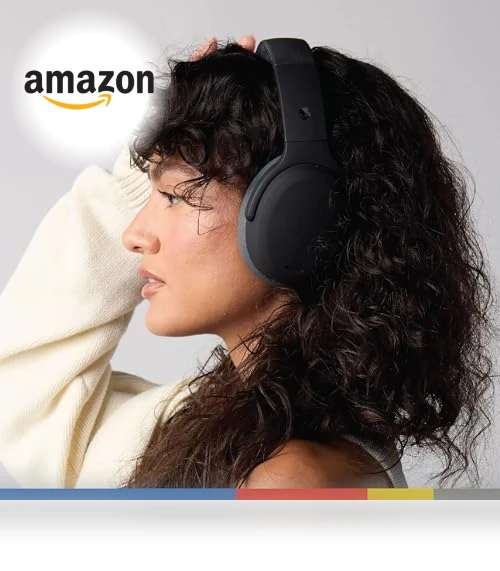 Wireless Over-Ear Bluetooth Headphones with Multi-Sensory Bass — Over-Ear Headphones, Skullcandy