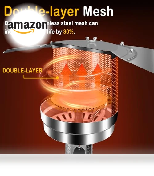 50,000 BTU Patio Heater with Sand Box — Heater Parts, Hykolity