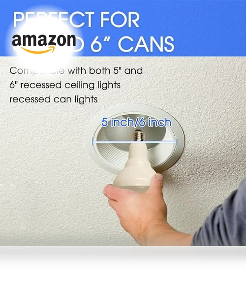 6-Pack LED Recessed Light Bulb — LED, ENERGETIC SMARTER LIGHTING