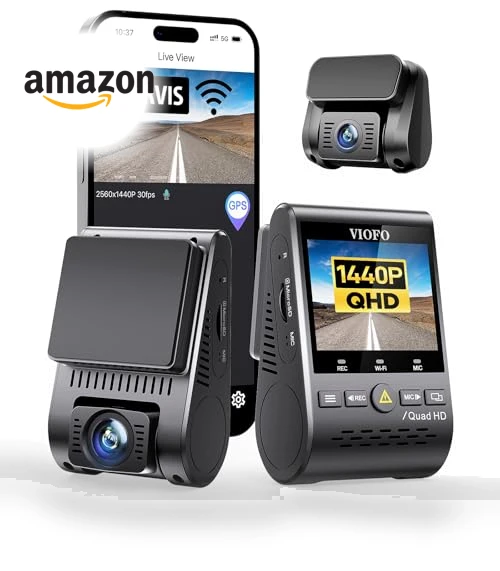 Dual Dash Cam — Dashboard Cameras, VIOFO