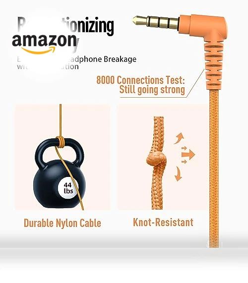 Kids Headphones Bulk 10-Pack for School Classroom K-12 — In-Ear Headphones, AILIHEN