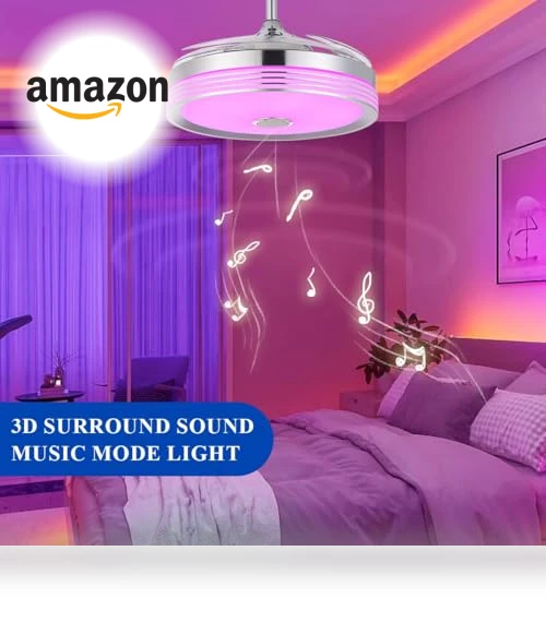 Modern Retractable Ceiling Fan with Lights and Remote Control — Ceiling Fan Lighting Solutions, Dr.Light