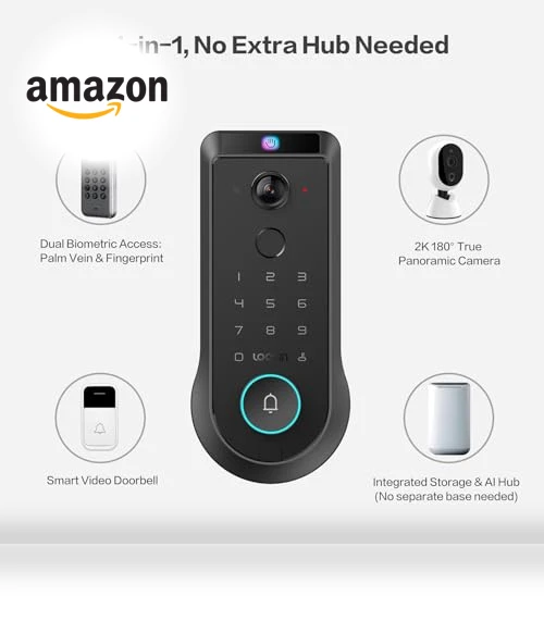 Palm Vein Video Smart Lock — Smart Home Security, Lockin