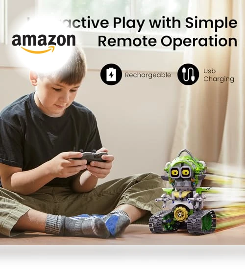 Robot Building Kit with Remote Control — Construction Kits, Sillbird