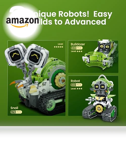 Robot Building Kit with Remote Control — Construction Kits, Sillbird