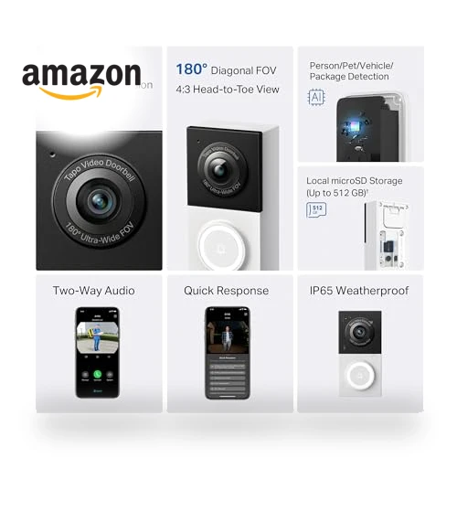 Smart Video Doorbell Camera — Smart Home Security, TP-Link