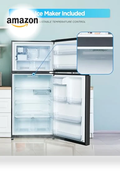 Top Mount Refrigerator with Ice Maker — Cooling Solutions, Commercial Cool