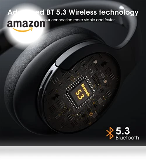 Upgrade Bluetooth Headphones Over Ear — Over-Ear Headphones, DOQAUS