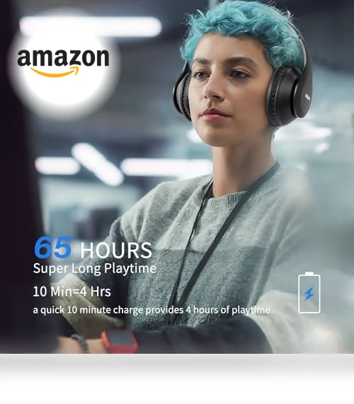 Wireless Bluetooth Headphones — Over-Ear Headphones, Uliptz