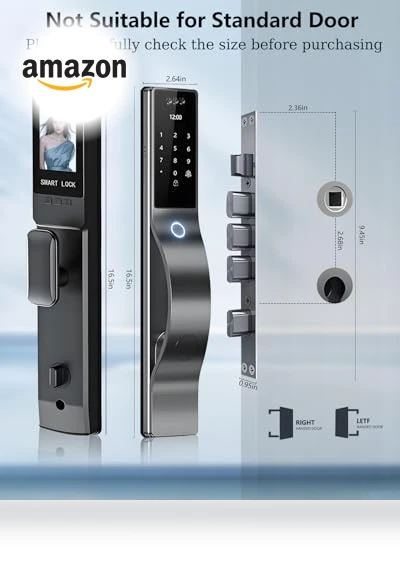 3D Face Recognition Smart Door Lock — Smart Home Security, TianfuSpanda