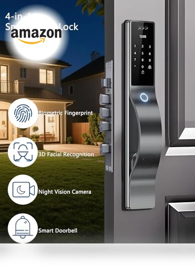 3D Face Recognition Smart Door Lock — Smart Home Security, TianfuSpanda