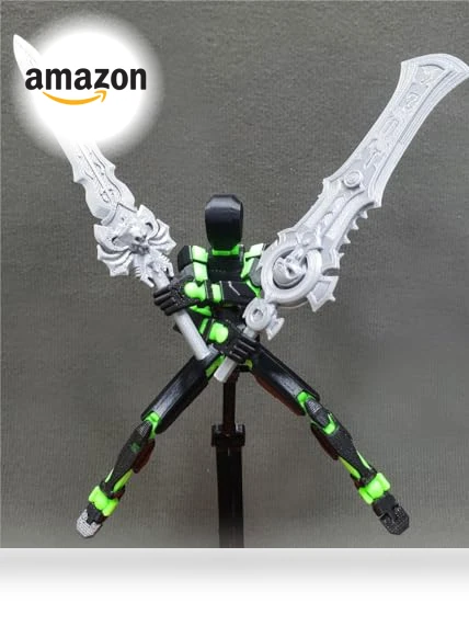3D Printed Action Figure — Heroic Collectibles, Lucky 13 Toys
