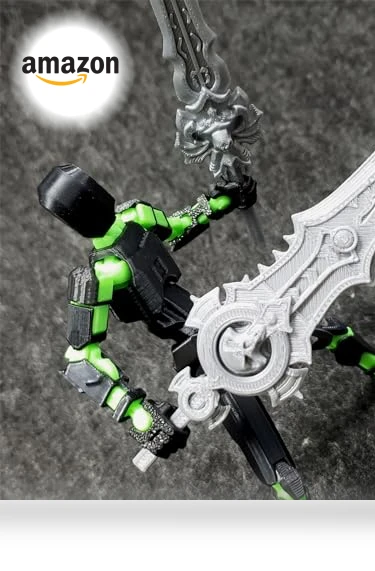 3D Printed Action Figure — Heroic Collectibles, Lucky 13 Toys
