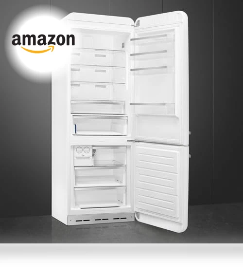 50's Retro Style Top Freezer Refrigerator — Mini Fridges, Smeg