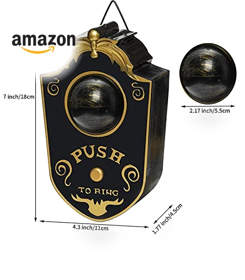 Animated Eyeball Haunted Doorbell — Spooky Sounds, Fengek