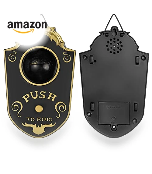 Animated Eyeball Haunted Doorbell — Spooky Sounds, Fengek