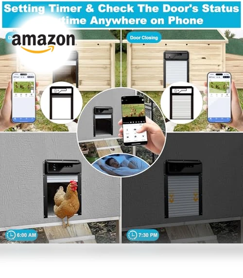 Automatic Chicken Coop Door — Electronic Doors