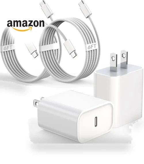 Fast Charging USB-C Cable and Wall Charger Block 2Pack — Chargers, Shenzhen Huangyingjia Technology Co., Ltd.