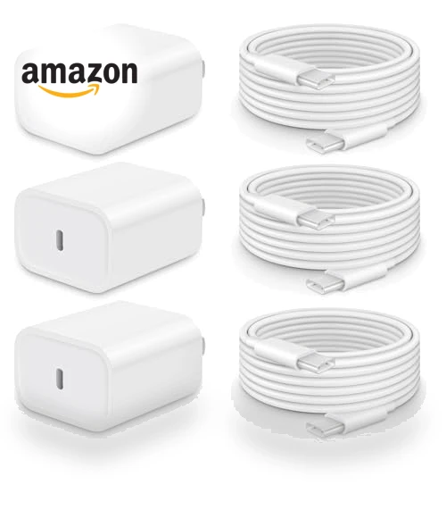 Fast Charging USB C Power Brick with Cord — Chargers