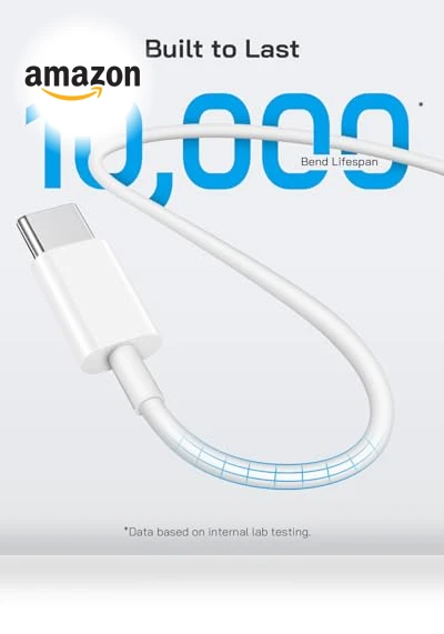 Fast Charging USB C Power Brick with Cord — Chargers