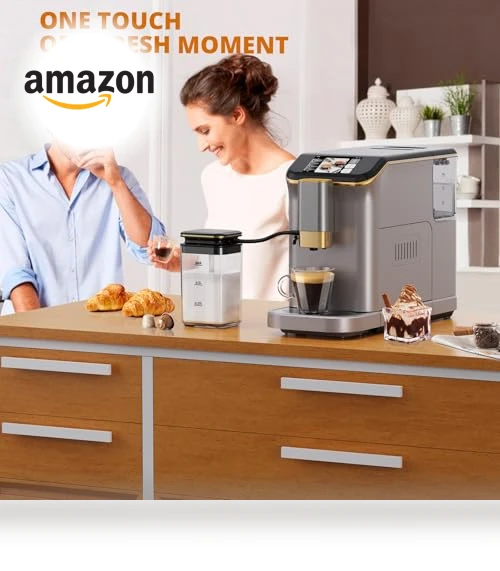 Fully Automatic Espresso Machine with Integrated Milk Frothing and Coffee Grinder — Coffee & Espresso Combos, GarveeLife