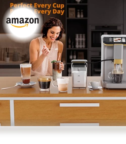 Fully Automatic Espresso Machine with Integrated Milk Frothing and Coffee Grinder — Coffee & Espresso Combos, GarveeLife