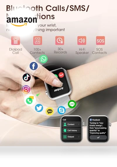 Health Fitness Smartwatch — Smartwatches, KACUBAKU