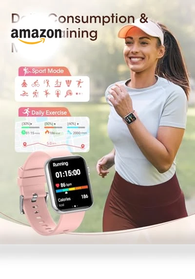 Health Fitness Smartwatch — Smartwatches, KACUBAKU