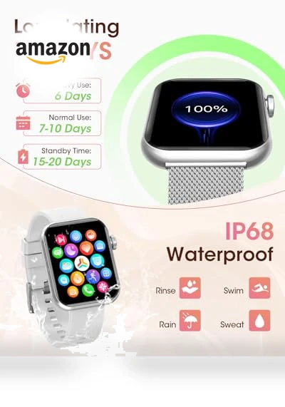 Health Fitness Smartwatch — Smartwatches, KACUBAKU