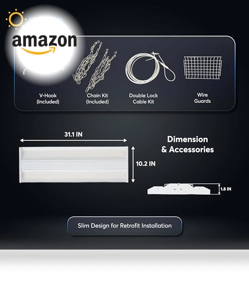 LED Linear High Bay Shop Light — Bay Lighting, KastLite