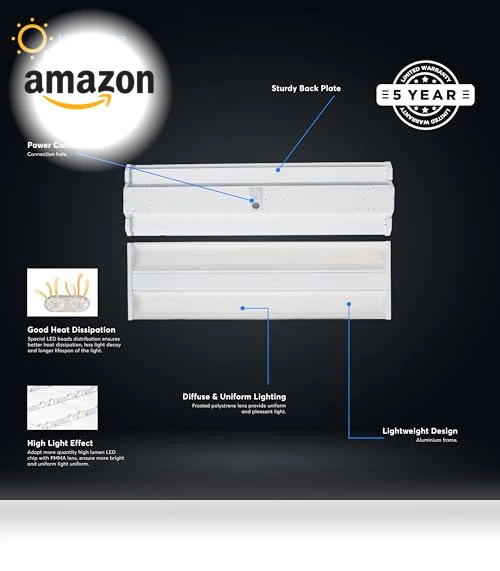 LED Linear High Bay Shop Light — Bay Lighting, KastLite