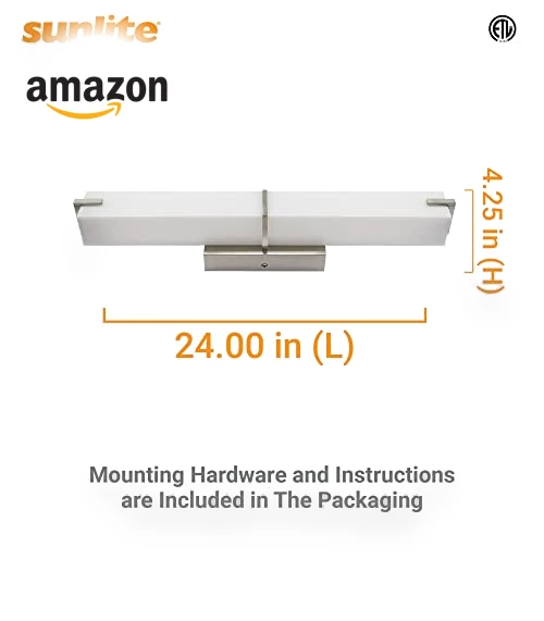 LED Linear Vanity Light Fixture — Vanity Lights, Sunlite