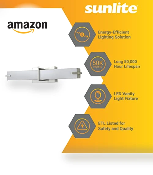 LED Linear Vanity Light Fixture — Vanity Lights, Sunlite