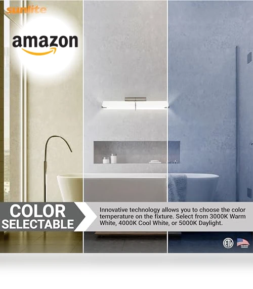 LED Linear Vanity Light Fixture — Vanity Lights, Sunlite