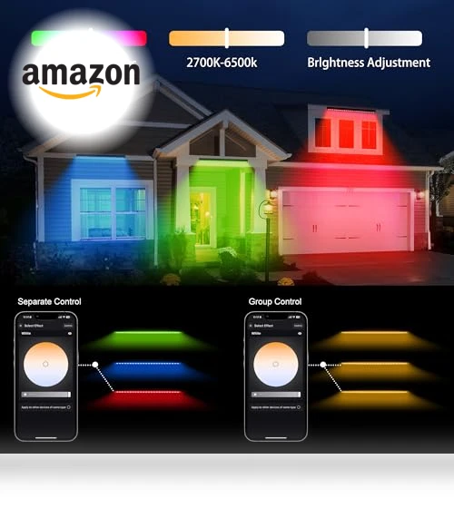 Linkable RGBCW LED Wall Washer Light — Garden Illumination, Yasotek