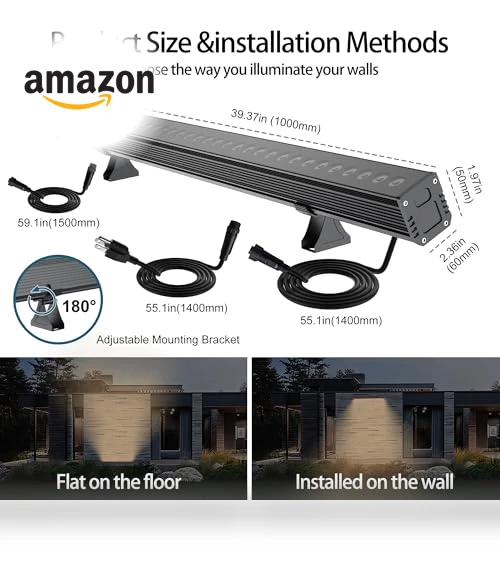 Linkable RGBCW LED Wall Washer Light — Garden Illumination, Yasotek