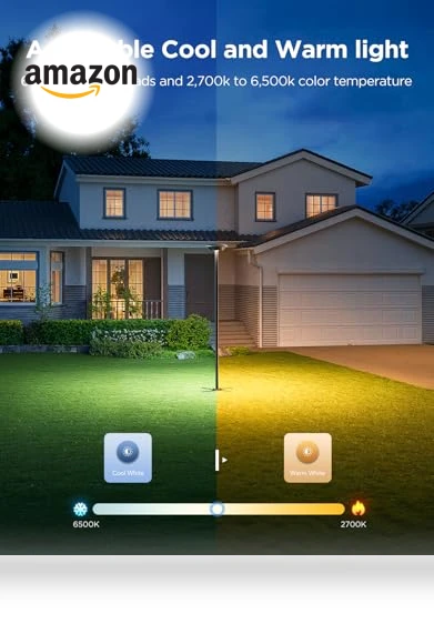 Outdoor Lamp Post Lights — Outdoor Security & Flood Lighting, Govee