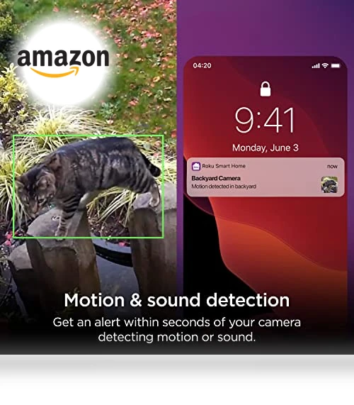 Outdoor Wired Camera SE Security Camera — Motion Sensors, Roku