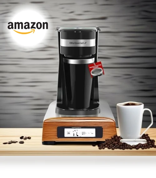 Personal Single-Serve Compact Coffee Maker — Brewing Excellence, Elite Gourmet