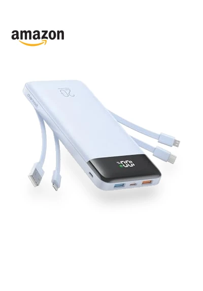 Portable Charger with 4 Built-in Cables & 6 Outputs — Chargers, Charmast
