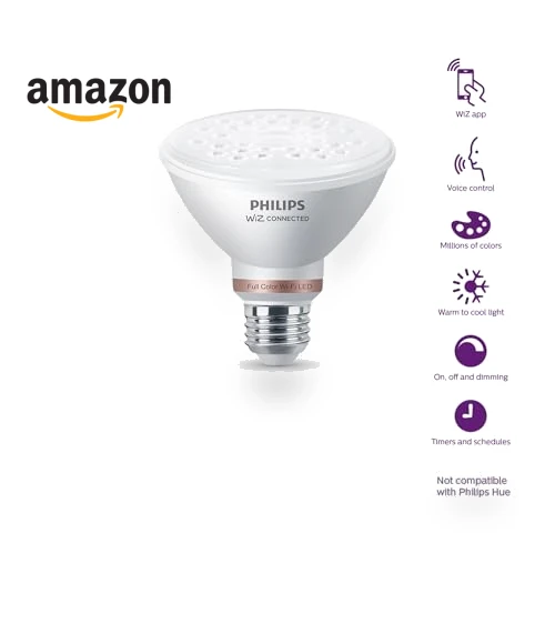 Smart Wi-Fi LED Color Changing Light Bulb — LED, Philips