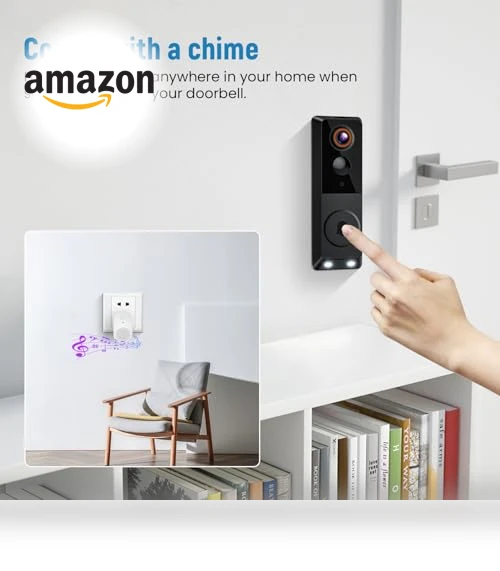 Smart Wireless Doorbell Camera — Smart Home Security, SpinLens