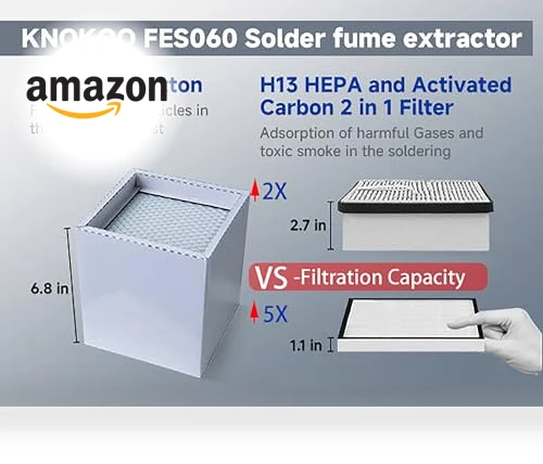 Solder Fume Extractor — Extractors, KNOKOO