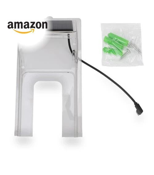 Transparent Solar Powered Doorbell Rain Cover — Full Car