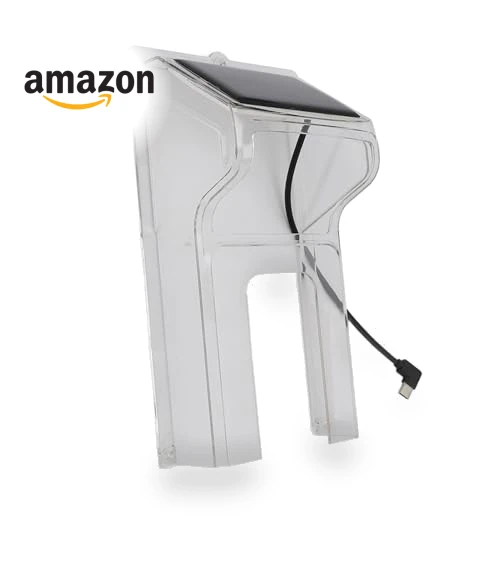 Transparent Solar Powered Doorbell Rain Cover — Full Car