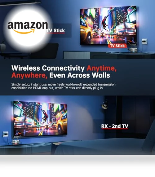 Wireless HDMI Transmitter and Receiver Pro Version — Receivers & Adapters, TIMBOOTECH