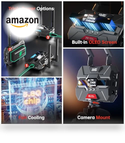 Wireless HDMI Transmitter and Receiver Pro Version — Receivers & Adapters, TIMBOOTECH